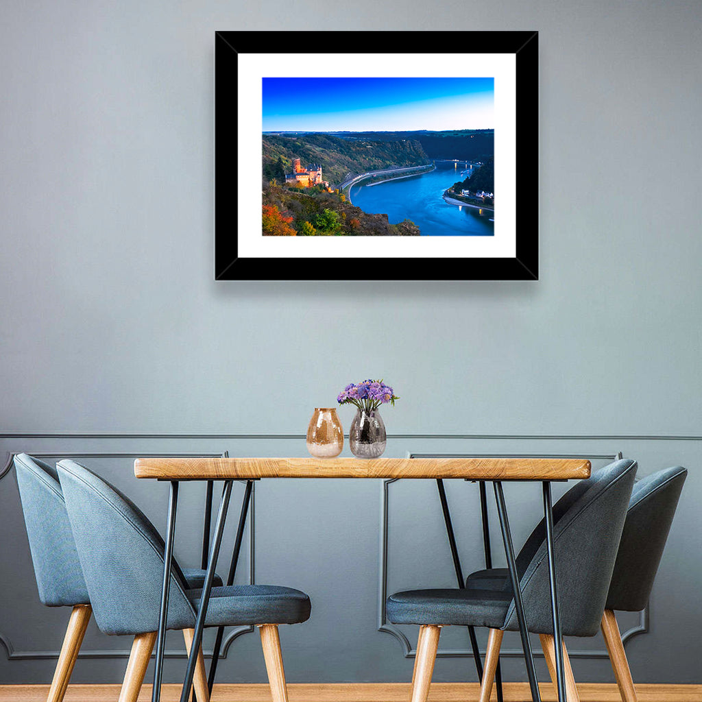 Rhine Valley at Dusk Wall Art