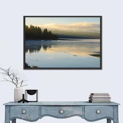 Misty Sunrise at Lake Almanor Wall Art