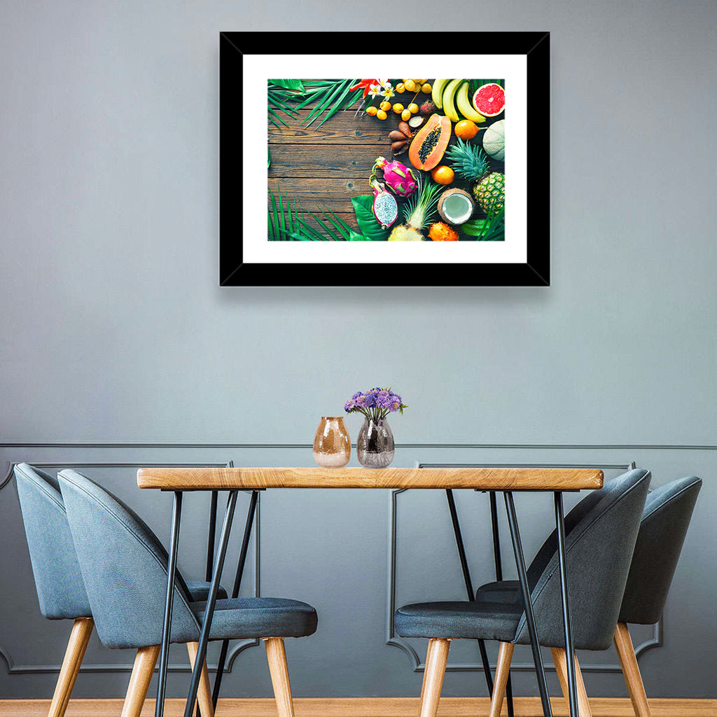Tropical Fruit Still Life Wall Art