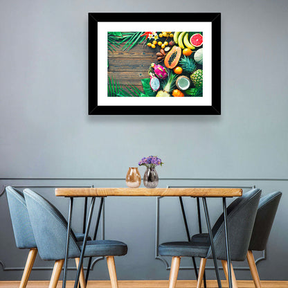 Tropical Fruit Still Life Wall Art