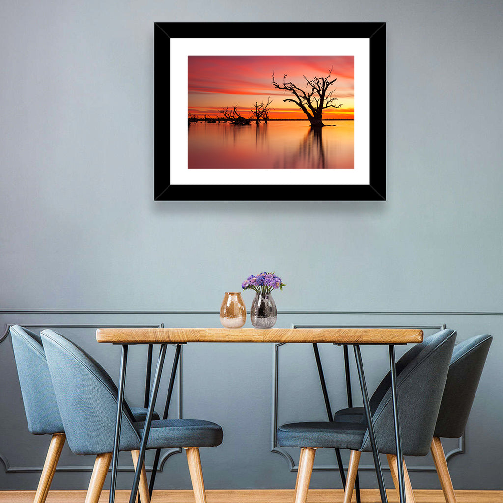 Lake Bonney Sunset Reflections Wall Art