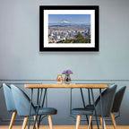 Portland Skyline with Mount Hood Wall Art