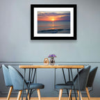 Lake Michigan Sunset Reflection Wall Art