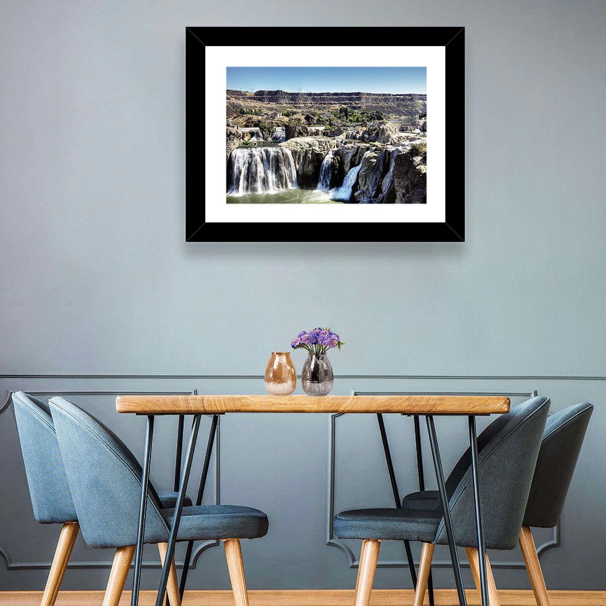 Shoshone Falls, Twin Falls Idaho Wall Art in a room, landscape