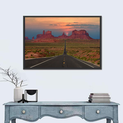 Tribal Park Monument Valley Sunset Wall Art
