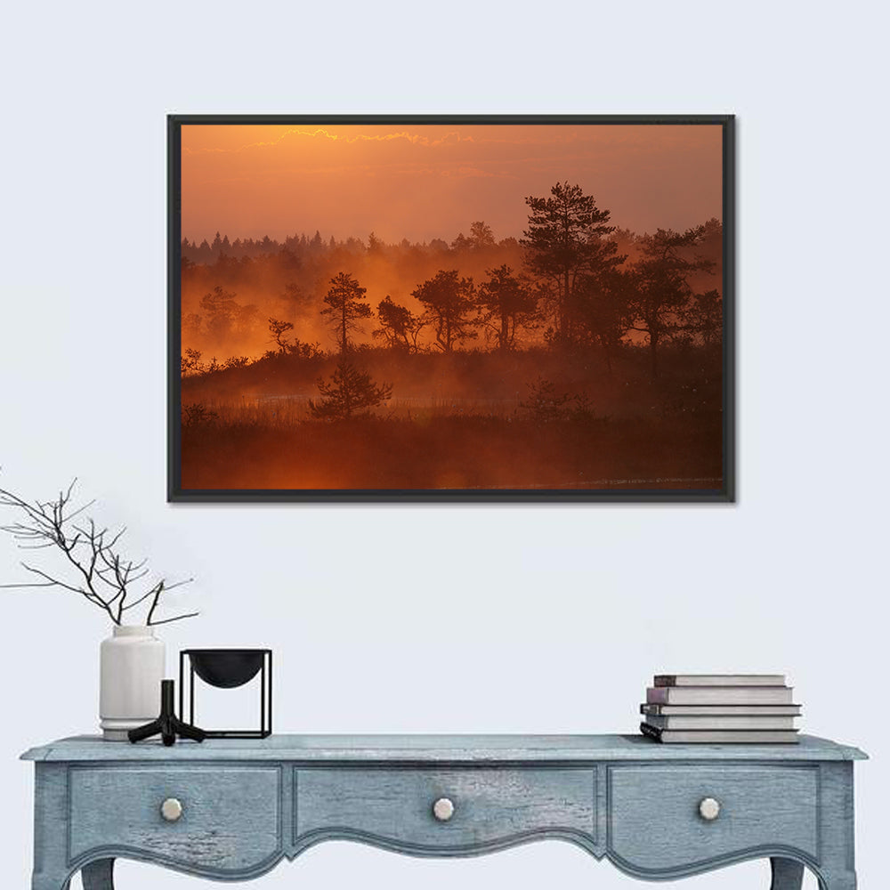 Kakerdaja Bog at Sunrise Wall Art