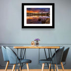 Portland Skyline at Sunset Wall Art