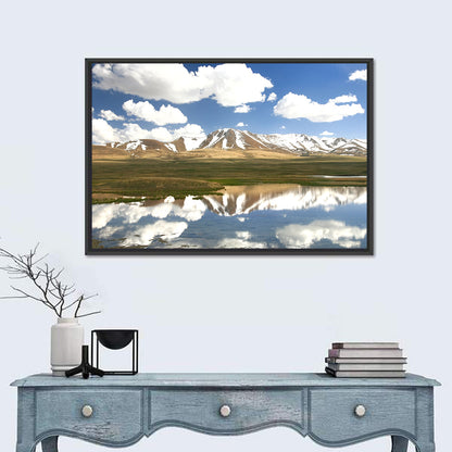 Song Kul Lake Reflection Wall Art