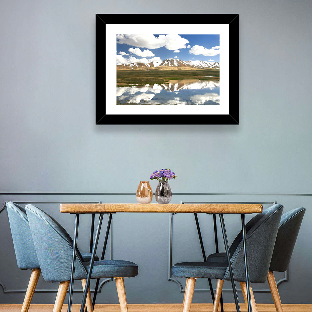 Song Kul Lake Reflection Wall Art
