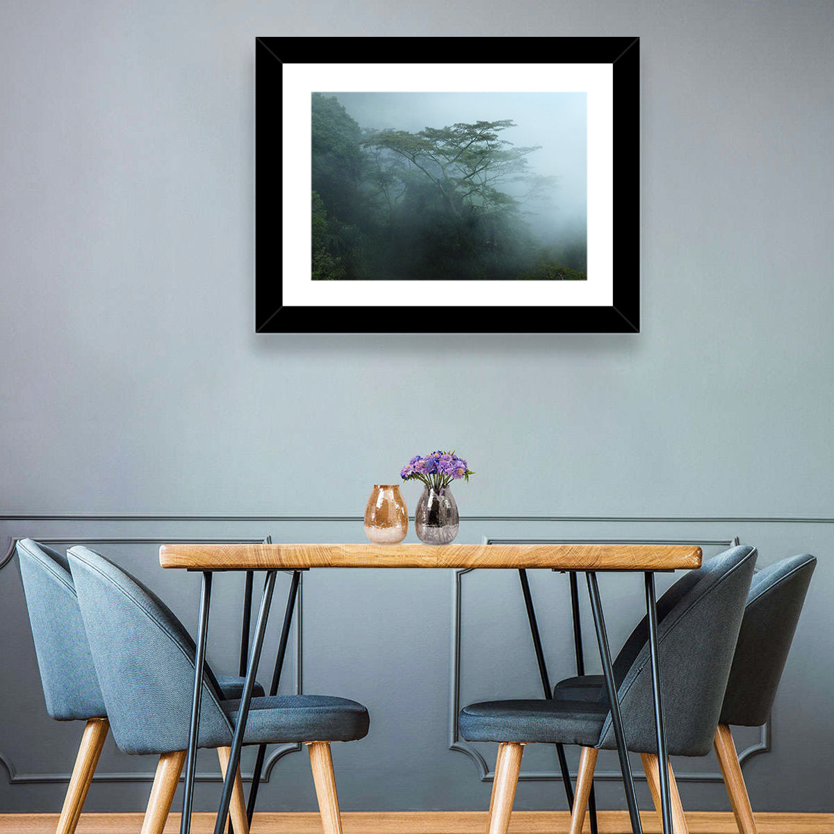Misty Rainforest Canopy Wall Art