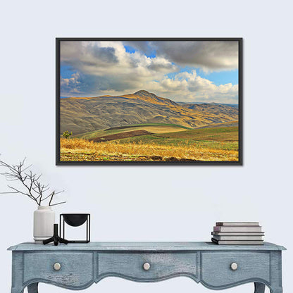 Shamakhi Valley Harvest Fields Wall Art
