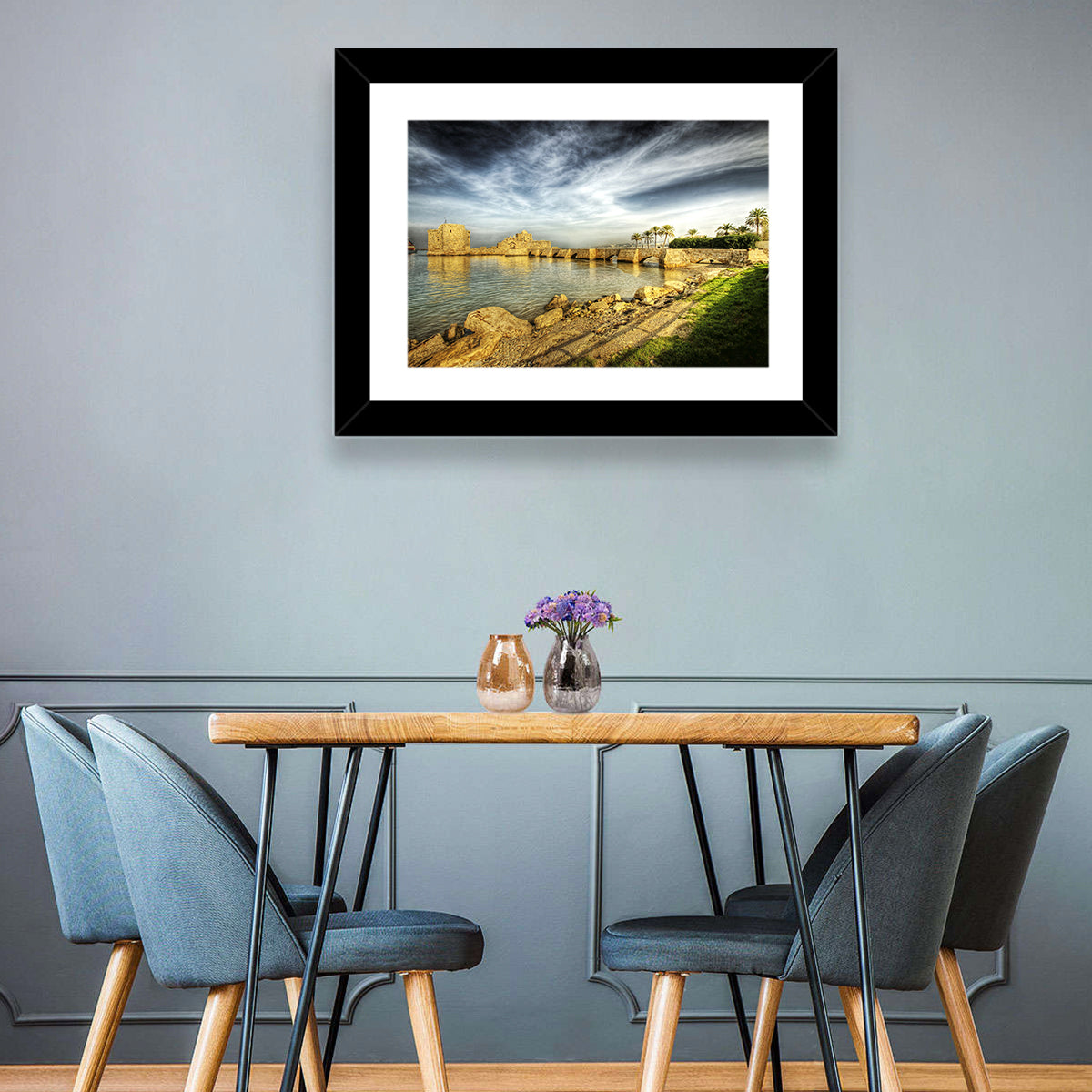Sidon Sea Castle Wall Art