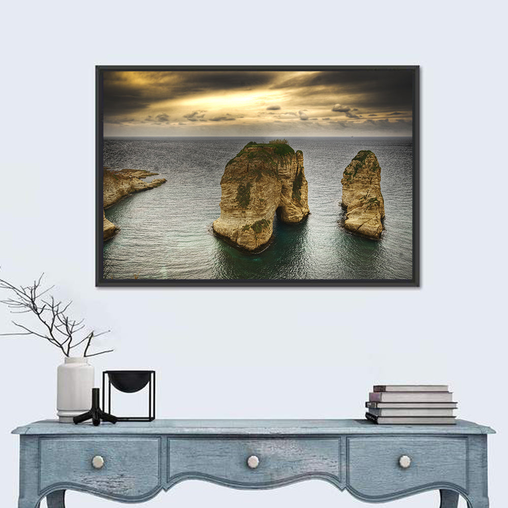 Pigeon Rocks, Raouché Wall Art