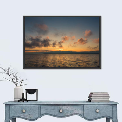 Lake Leman Golden Sunset Wall Art
