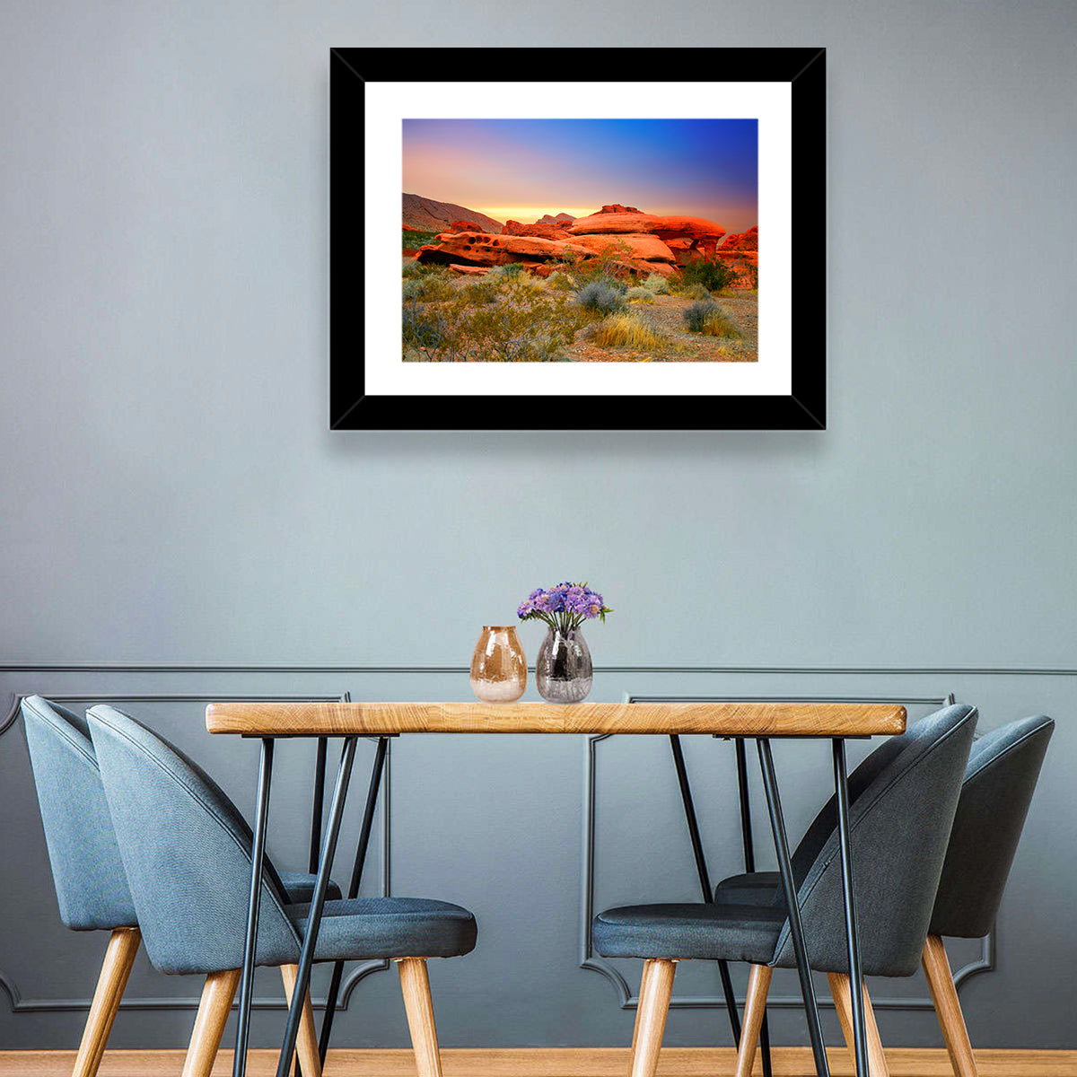 Red Rock Canyon Sunset Wall Art