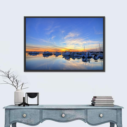 Marina at Golden Hour Wall Art