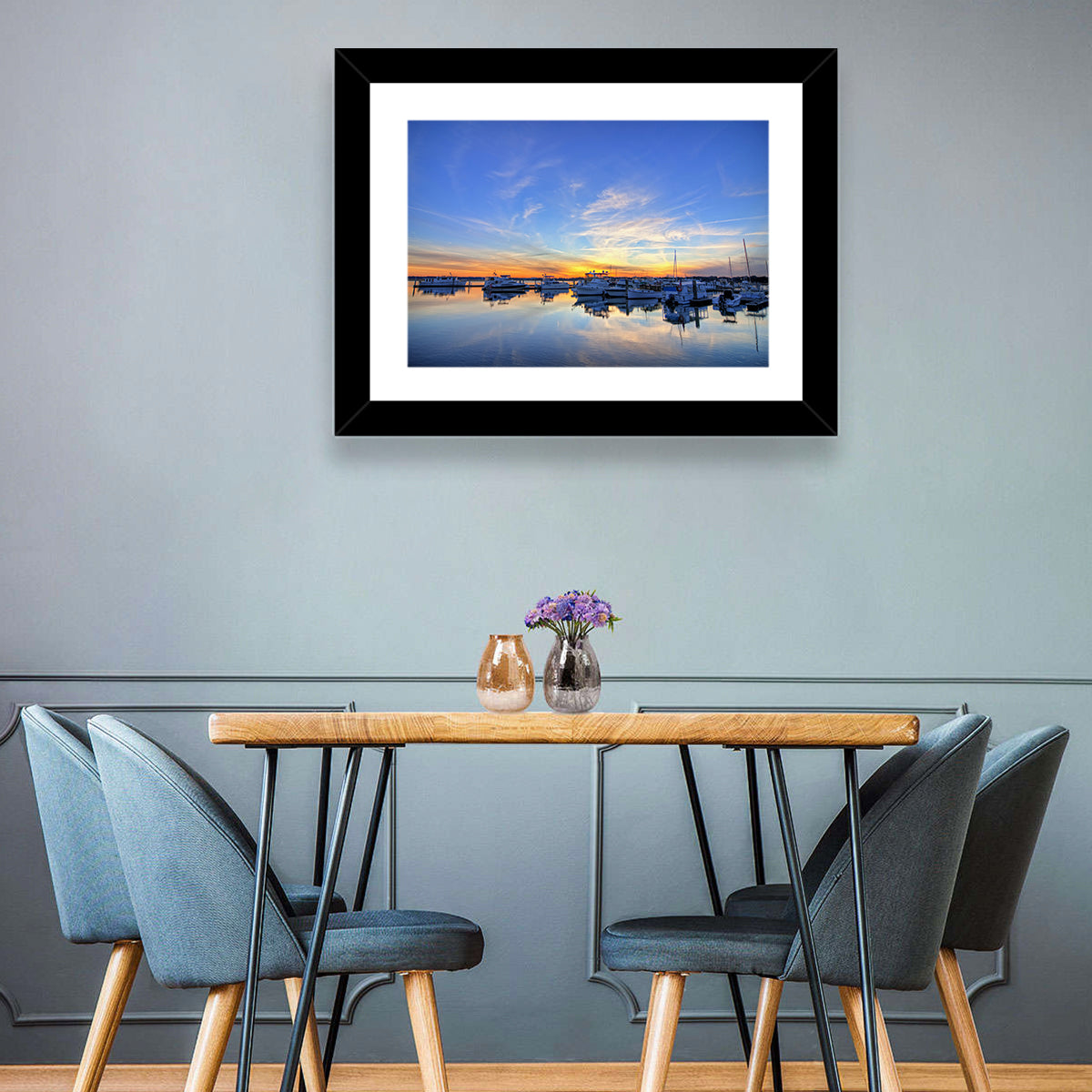 Marina at Golden Hour Wall Art
