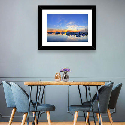 Marina at Golden Hour Wall Art