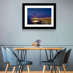 Suramadu Bridge at Dusk Wall Art