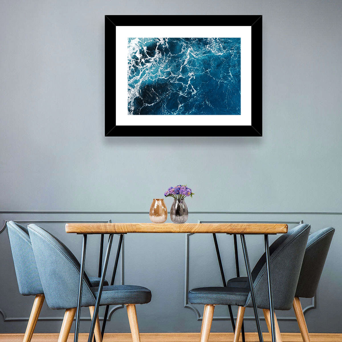 Aerial Sea Texture Wall Art