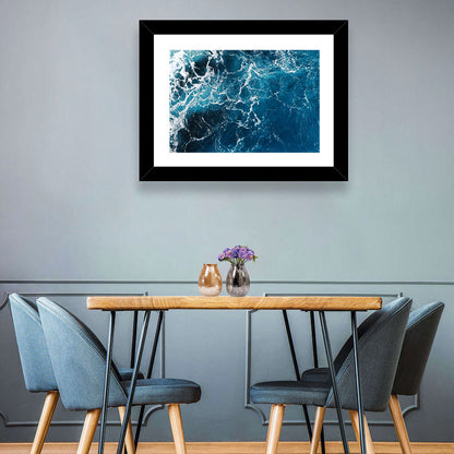 Aerial Sea Texture Wall Art