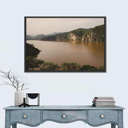 Lake Nyos Cliff View Wall Art
