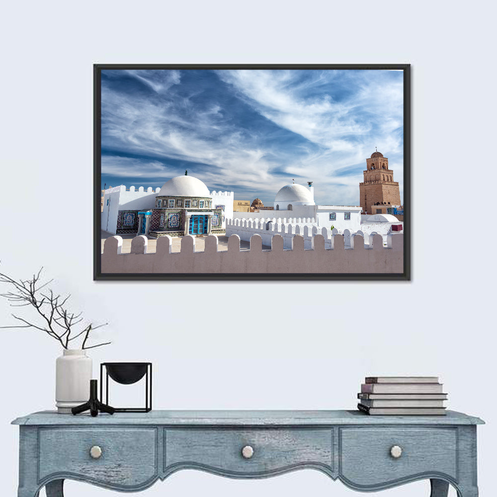 Great Mosque of Kairouan, Tunisia Wall Art in a room, landscape