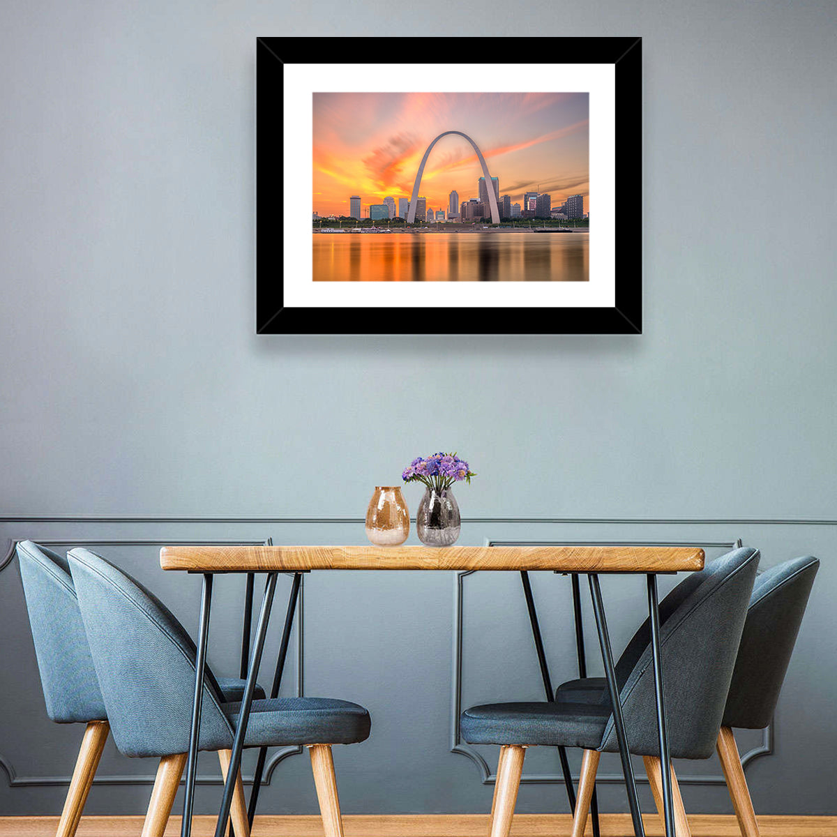 St. Louis Gateway Arch Skyline Wall Art