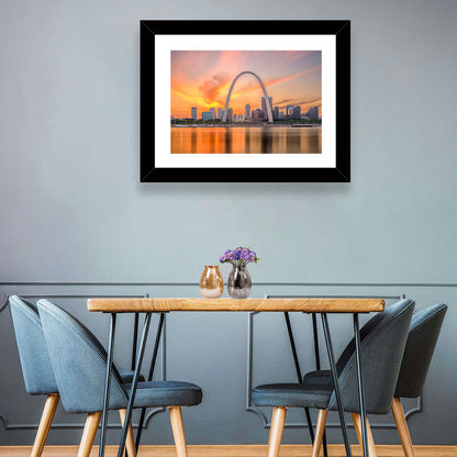 St. Louis Gateway Arch Skyline Wall Art