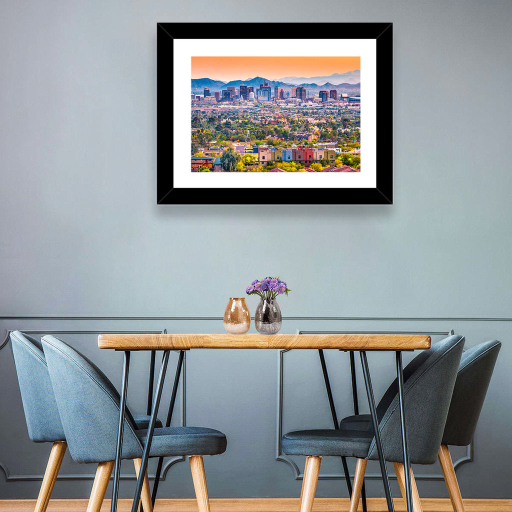 Phoenix Golden Hour Cityscape Wall Art