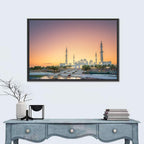 Sheikh Zayed Grand Mosque at Sunset Wall Art