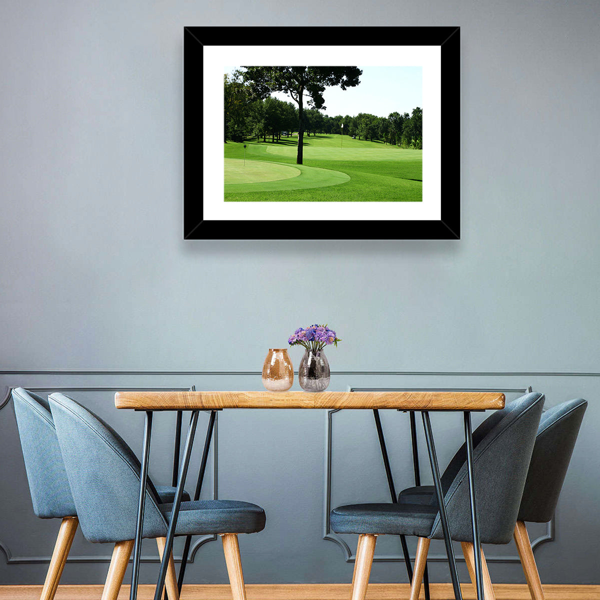 Oklahoma Golf Course Greens Wall Art