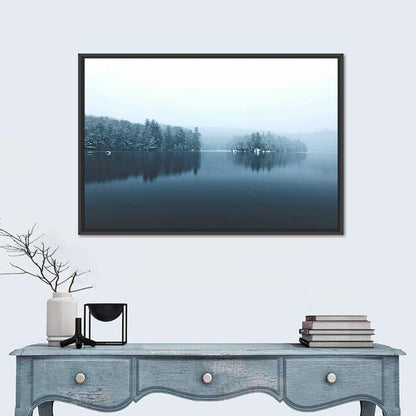Burr Pond Winter Reflection Wall Art