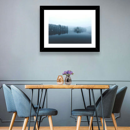 Burr Pond Winter Reflection Wall Art