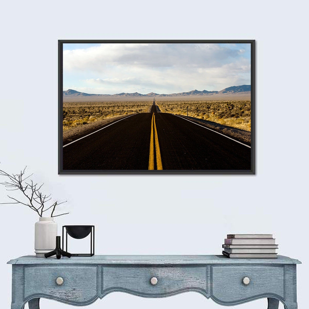Nevada Desert Highway Wall Art
