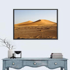 Golden Hour Desert Dunes Wall Art