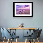 Boat at Lake Malawi Sunset Wall Art