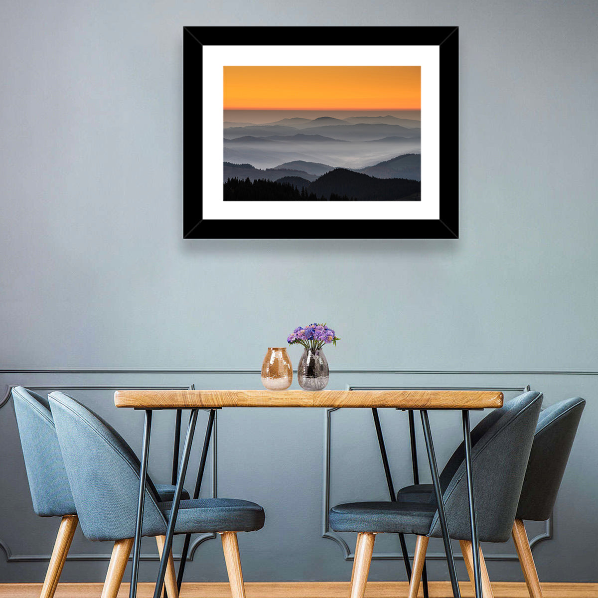 Rarau Mountains Sunrise Wall Art