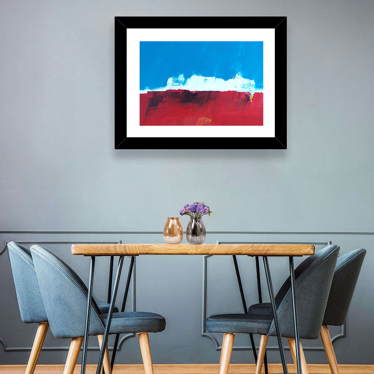 Ocean Horizon Abstract Wall Art