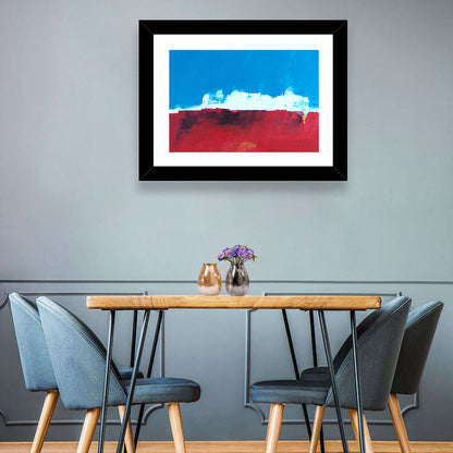 Ocean Horizon Abstract Wall Art