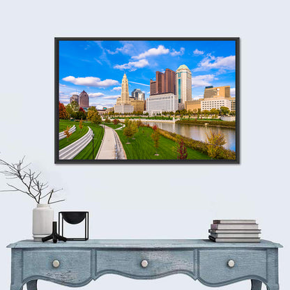Columbus Skyline Wall Art