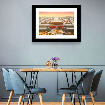 Forbidden City Gateway at Golden Hour Wall Art