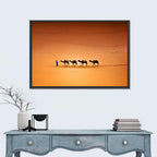 Sahara Camel Caravan Wall Art