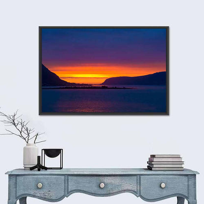 Norwegian Island Sunset Wall Art