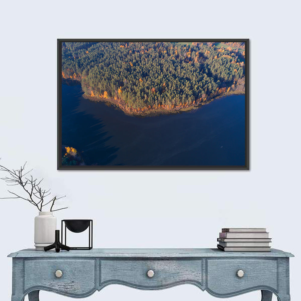 Lake Dolysets Aerial View Wall Art