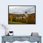 Karlštejn Castle in Autumn Forest Wall Art