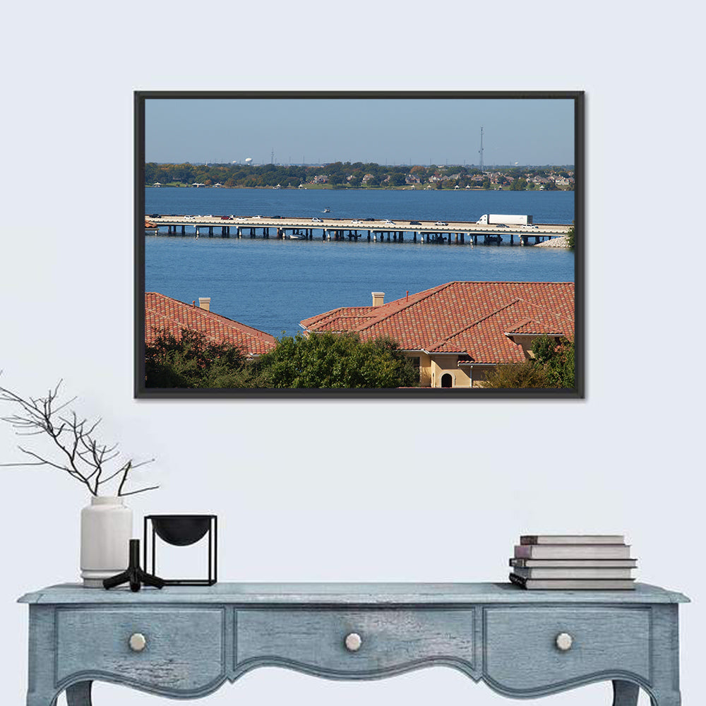 Lake Ray Hubbard Bridge View Wall Art
