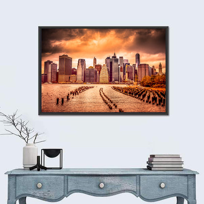 Lower Manhattan Financial District Wall Art