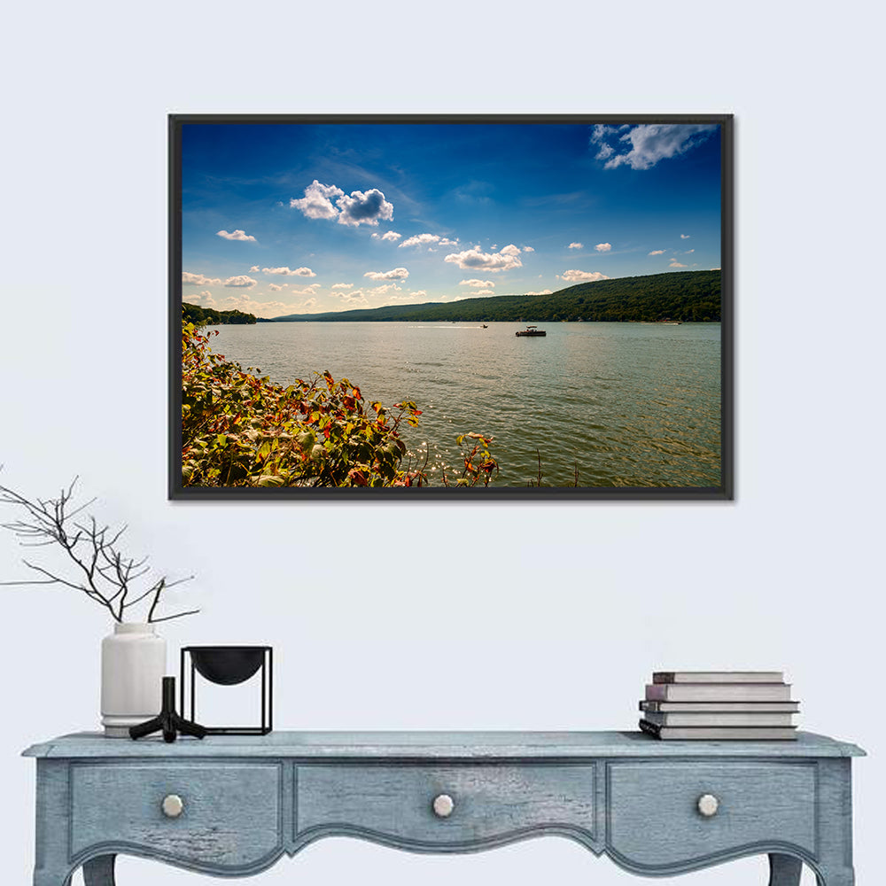 Greenwood Lake Autumn View Wall Art