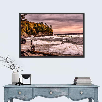 Stormy Michigan Lakeshore Wall Art